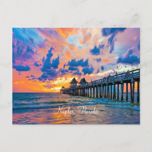 Carte postale panoramique de Naples, Floride (Devant)