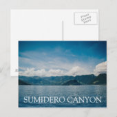 Carte Postale Panoramique du canyon de Sumidero (Devant / Derrière)