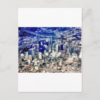 Carte Postale Panoramique du centre-ville de Houston