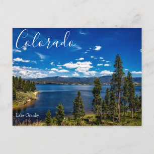 Carte postale panoramique du lac Granby Colorado