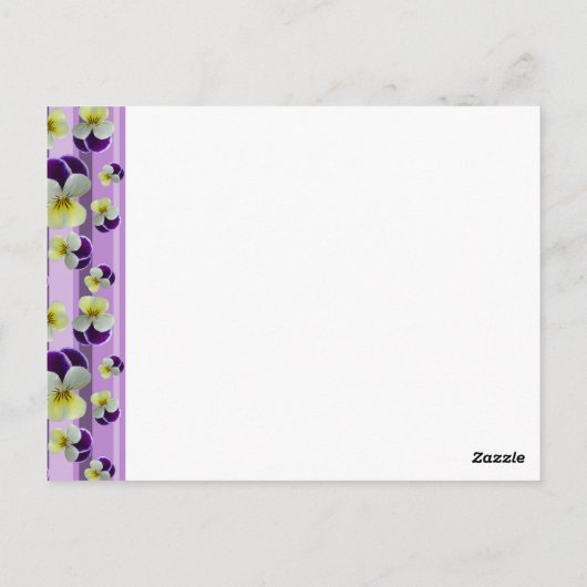 Carte Postale Pansement pourpre (Dos)