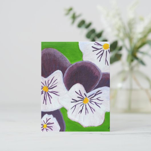 Carte Postale Pansies (Debout devant)