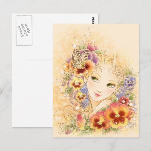 Carte postale Pansy (Devant / Derrière)