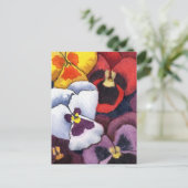 Carte postale Pansy Floral (Debout devant)