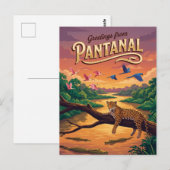 Carte Postale Pantanal Brésil (Devant / Derrière)