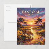 Carte Postale Pantanal Brésil (Devant / Derrière)