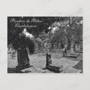 Carte Postale Panteón de Belén Blanco y Negro