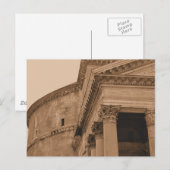 Carte Postale Panthéon de Rome (Devant / Derrière)
