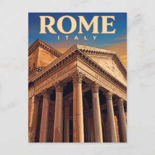 Carte Postale Panthéon Italie