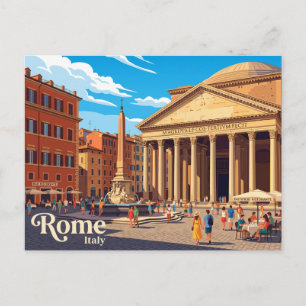 Carte Postale Panthéon Italie