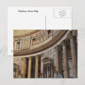 Carte Postale Panthéon, Rome, Italie (Devant / Derrière)