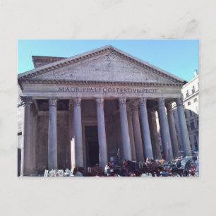 Carte Postale Panthéon, Rome, Italie