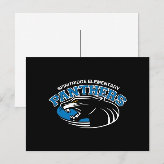 Carte postale Panther classique (Devant / Derrière)