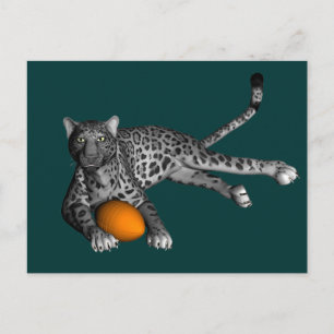 Carte Postale Panthère de football