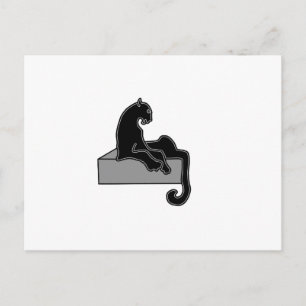 Carte Postale Panthère noire