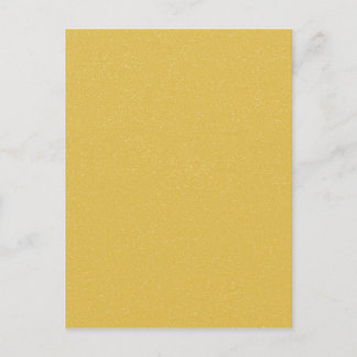 Carte Postale PANTONE Custard YELLOW avec fausse Parties scintil