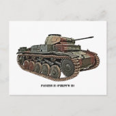 Carte Postale Panzer II (Devant)