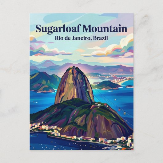 Carte Postale Pão de Açúcar Brésil (Devant)