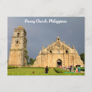 Carte Postale Paoay Church of the Philippines Postcard