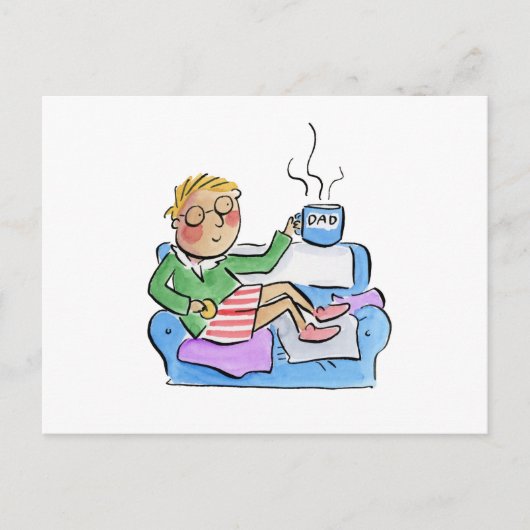 Carte Postale Papa (Devant)