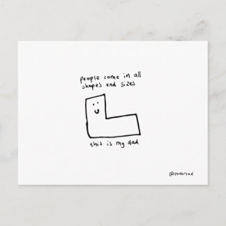 carte postale papa