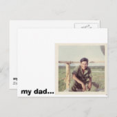 Carte Postale papa%20004, mon père... (Devant / Derrière)