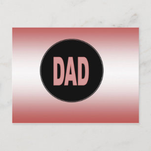 Carte Postale Papa à deux tons