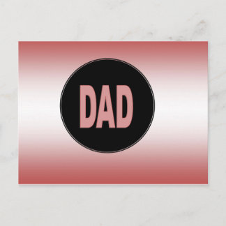 Carte Postale Papa à deux tons