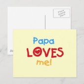 Carte Postale Papa aime mes t-shirts et cadeaux (Devant / Derrière)