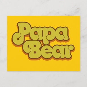 Carte Postale Papa Bear