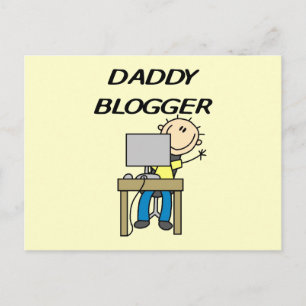Carte Postale Papa Blogueur