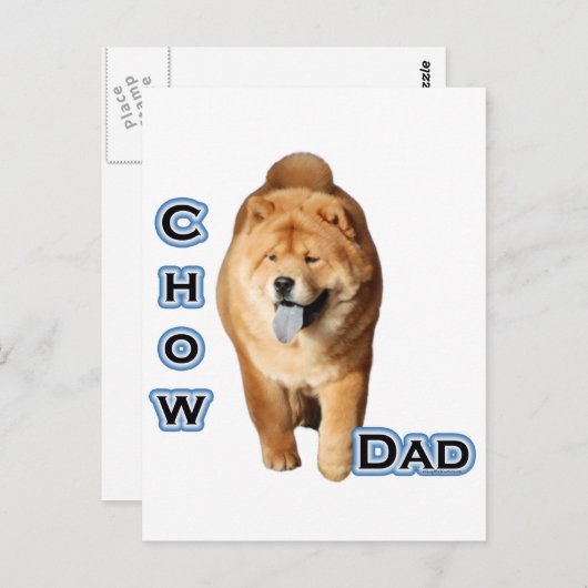 Carte Postale Papa Chow 4 (Devant / Derrière)