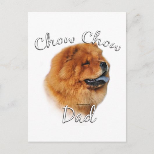 Carte Postale Papa Chow Chow 2 (Devant)