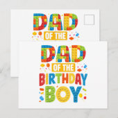 Carte Postale Papa de fête d'anniversaire (Devant / Derrière)