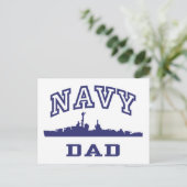 Carte Postale Papa de marine (Debout devant)