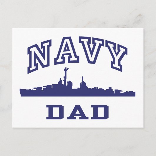 Carte Postale Papa de marine (Devant)