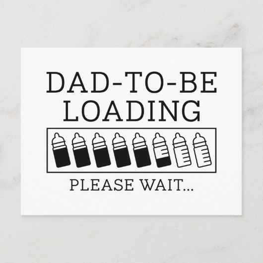 Carte Postale Papa Doit Charger (Devant)