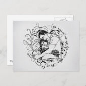 Carte Postale Papa et fille (Devant / Derrière)