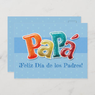 Carte postale - Papá ¡Feliz Día de los Padres !