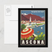 Carte Postale Papa ganze Jaar ouvert Ascona (Devant / Derrière)