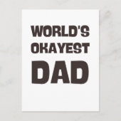 Carte Postale Papa le plus ouf du monde papa drôle (Devant)