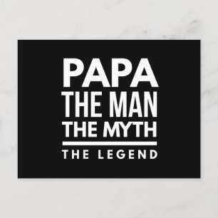 Carte Postale Papa l'homme le mythe la légende