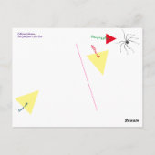 Carte postale Papa Long Legs (Dos)