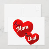 Carte Postale Papa-maman  (Devant / Derrière)