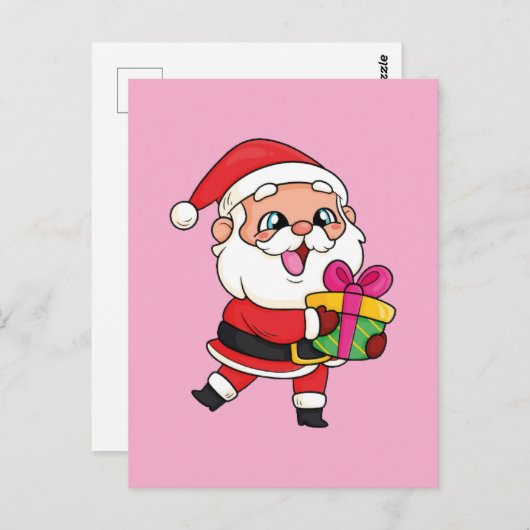 Carte Postale Papa noel (Devant / Derrière)