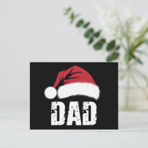Carte Postale Papa Père Noël Famille de Noël Correspondant Pyjam