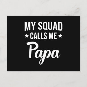 Carte Postale Papa Père Papa Papa papa Fête des pères Meilleur c