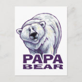 Carte Postale Papa Polar Bear (Devant)