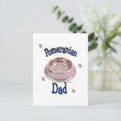Carte Postale Papa Pomeranien (Debout devant)