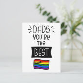 Carte Postale Papa, tu es le meilleur - Fête des pères Pride (Debout devant)